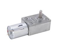 370 Motore elettrico con riduttore a vite senza fine reversibile ad alta coppia, motore di riduzione CC 12V CW/CCW per barca, auto(10)