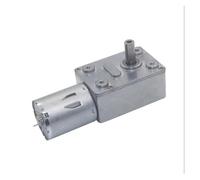 370 Worm Gear electronic starter DC6V 12V 24V Single Shaft Reducer 2-375RPM High Torque Metal electronic starter Reversed Reduction Self-lock NWPNLXEA(60RPM,24V)
