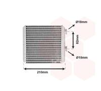 37006353 VAN WEZEL Scambiatore calore, Riscaldamento abitacolo per OPEL,VAUXHALL