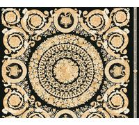 370553 - Versace 4 Ornamentale Barocco Beige Nero Oro AS Creation Carta da