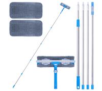 370cm Kit Lavavetri Telescopico 3 in 1 con Testa a 180° Tergivetri Doccia(31cm)