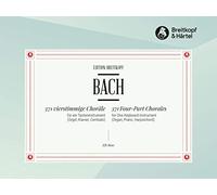 371 vierstimmige Choräle BWV 253-438 u.a. für Orgel - Breitkopf Urtext (EB 8610)