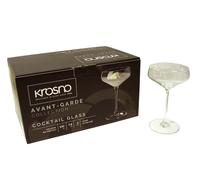 (37137) Lotto 6 Bicchieri Vetro Cocktail Avant Garde Collection 230ML Krosno