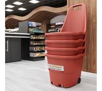 3714 Q.TA' 1 CARRELLO PORTATUTTO 4 RUOTE IN RESINA