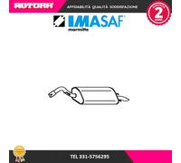 372107 Silenziatore posteriore adatto a Ford Escort (MARCA-IMASAF)..S28