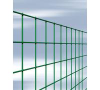 Cavatorta Rete per Recinzione Filo zincato e Plastificato Elettrosaldata maglie 50x75 mm ø filo 2,5 mm H 180 cm Rotolo 25 mt colore Verde - Esaplax