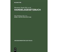 §§ 373-376, §§ 377-382 (Copertina rigida) Großkommentare Der Praxis