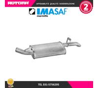 373007 Silenziatore posteriore per Ford Fiesta 89 (MARCA IMASAF)..