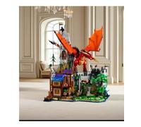3745 pcs Red Dragon Home di costruzioni regalo di Compleanno Natale