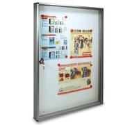 3762 Q.TA' 1 BACHECA FONDO MAGNETICO ALUBOX BC5 55X5X73 ARG