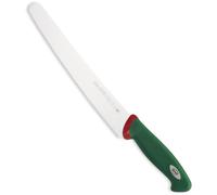 Sanelli Premana Professional Coltello Pasticciere, Acciaio Inossidabile, Verde/Rosso, 38.5x3.0x4.5 cm