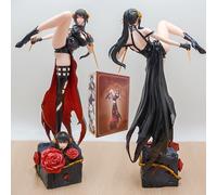 37cm Anime Spy Family Yor Forger Battle Version 1 Head PVC Action Figure