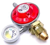 37mb Propano Gas Bottiglia Regolatore Con Manometro Per Calor Gas Flogas Nuovo