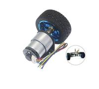 37mm Diameter Geared Motors 12V 24V DC Gear electronic starter With Encoder and Wheel Kit For DIY NWPNLXEA(6V 265rpm)