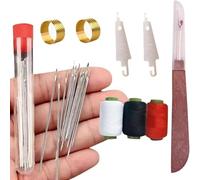 37PCS Sewing Tool Set,Embroidery Tool Kit,Needles Thread Hand Repair Tools,Sewing Working Kit for Beginners,Portable DIY Hand Made Craft Set,Professional DIY Lovers