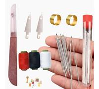 37PCS Sewing Tool Set,Needles Thread Hand Repair Tools,Portable DIY Hand Made Craft Set,Needle and Thread Kit,Sewing Working Kit for Beginners,Sew Supplies Gifts (1 Set)
