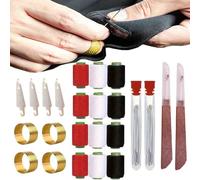 37pcs Sewing Tool Set,Needles Thread Hand Repair Tools,Portable DIY Hand Made Craft Set,Sewing Working Kit,Large-Eye Stitching Needles sewing Repair Kit for Beginners,Older,DIY Lovers (2 sets)