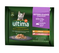 38 + 10 gratis! 48 x 85 g Ultima Cat - Sterilized Selezione di carne