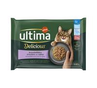38 + 10 gratis! 48 x 85 g Ultima Cat - Sterilized Selezione di pesce