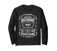 38 Anni Compleanno Dicembre 1987 Uomo Donna Dicembre 1987 Maglia a Manica