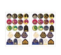 38 etichette autoadesive Ramadans Adesivi Eid Mubaraks Etichette decorative Accessori per feste per bambini