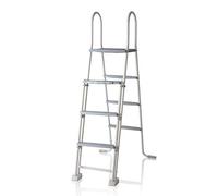ES1213 SCALETTA SICUREZZA CM 132 4 GRADINI + PIATTAFORMA GRE PISCINA FUORITERRA