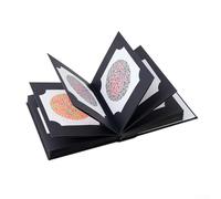 38 libri di prova della differenza di colore, libro di prova professionale per cecità ai colori Libro di prova della differenza di colore Test dei difetti della visione dei colori Include 4 schede di