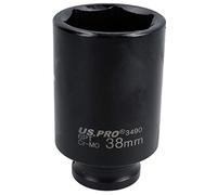 38 mm metrico 1/2" trasmissione profonda mozzo posteriore asse dado 6 lati singolo esagonale