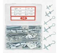 38 Per Kit per vite Ala a Levetta per Ventilatore da Soffitto e Installazione