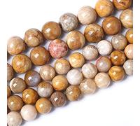 38 perline rotonde sfuse in giada corallo, 10 mm, perline sfuse per la creazione di gioielli, braccialetti e collane fai da te