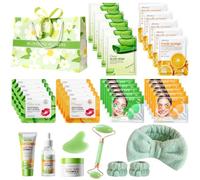 38 Pezzi Kit per la Cura Della Pelle Aloe Vera, Vitamina C Skin Care Set