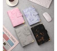 38 pezzi Organizer per notebook portafoglio in pelle PU A6 con busta per contanti, fogli budget, etichette adesive, forniture per la cancelleria, articoli per il ritorno a scuola Tagli UnicaPoliuretan