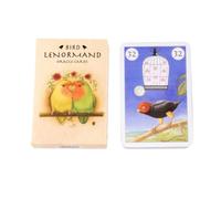 38 pezzi Tarocchi Oracle Deck, Parrot Interactive Fortune Telling Cards, 8,9 x 6,9 cm Apparecchio decorativo con design leggero, aiuto energetico con forte effetto, accessori per la casa per feste e