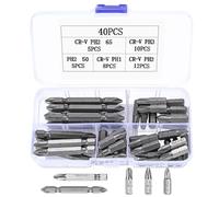 38 Pz per Torx Inserti per Avvitatore, Set di Punte Magnetiche per Cacciavite, T10 T15 T20 T25 T30 Set di Punte per Cacciavite Elettrico, Set Punte per Avvitatore Magnetiche, Inserti Esagonali 1/4''