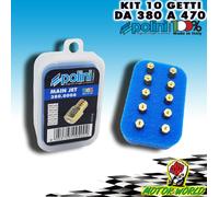 380.0006 SET KIT 10 GETTI GETTO MASSIMO POLINI MIKUNI TM-TMX-VM DA 380 A 470