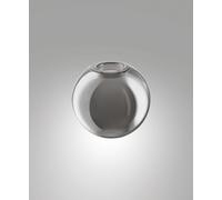3804-54-126 DIFFUSORE IN VETRO SFERA FUME' D.15CM PER 8W