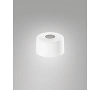 3804-57-102 DIFFUSORE/PARALUME IN METALLO COLORE BIANCO D.15CM H.9CM PER KIT LUCI 8W