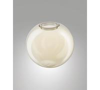 3805-55-365 DIFFUSORE IN VETRO SFERA COGNAC D.25CM PER KIT LUCI 14W