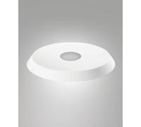 3805-56-102 DIFFUSORE/PARALUME IN METALLO BIANCO D.35CM H.3,5CM PER KIT LUCI LED 14W