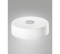 3805-57-102 DIFFUSORE/PARALUME IN METALLO BIANCO D.35CM H.10CM PER KIT LUCI LED 14W
