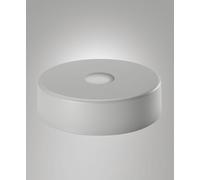 3805-57-288 DIFFUSORE/PARALUME IN METALLO GRIGIO D.35CM H.10CM PER KIT LUCI LED 14W
