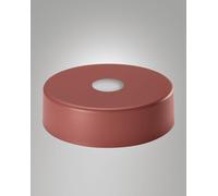 3805-57-375 DIFFUSORE/PARALUME IN METALLO ROSSO MATTONE D.35CM H.10CM PER KIT LUCI LED 14W