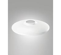 3805-58-102 DIFFUSORE/PARALUME IN METALLO BIANCO D.35CM H.6,3CM PER KIT LUCI LED 14W