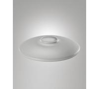 3805-58-288 DIFFUSORE/PARALUME IN METALLO GRIGIO D.35CM H.6,3CM PER KIT LUCI LED 14W