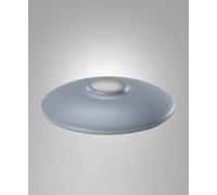 3805-58-374 DIFFUSORE/PARALUME IN METALLO BLU AVIO D.35CM H.6,3CM PER KIT LUCI LED 14W