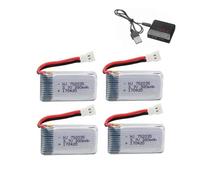 380mAh 3.7v for droni JD388 compatibili serie X4 H107/JD385 752035(5pcs and Charger)