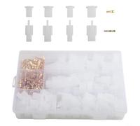 380PCS Pacchetto terminale alloggiamento connettore filo essenziale per soluzioni di cablaggio automobilistiche accurate