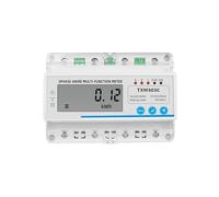 380V 100A Meter LCD Analog Counter 7P Electronic Watt Power Meter 3 Phase 4 Wire Voltage Current Multifunction kWh AUOQKQUT(Multifunction Meter)