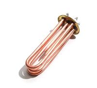 380V 6/7.5/9/12KW Elemento Riscaldante In Rame Rosso Riscaldatore Elettrico Acqua Bollente Elettrica Flangia/Disco 83mm (Color : 12KW 320mm, Size : 380)