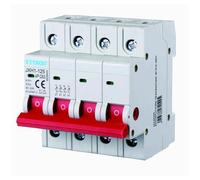 380V 63A INTERRUTTORE SEZIONATORE, MODULARE, MONOFASE, IP20, 4P, 4 MODULI, MONTAGGIO SU BARRA DIN, INTERRUTTORE DI ISOLAMENTO, 415V AC, TRIFASE